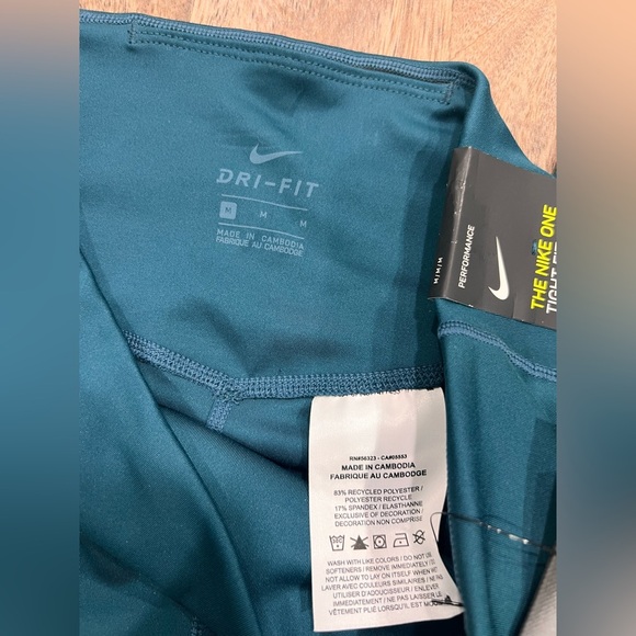 Womens Nike Nike NWT 7/8 Color Block Tights Size medium Mid Rise Dri Fit - Picture 5 of 8